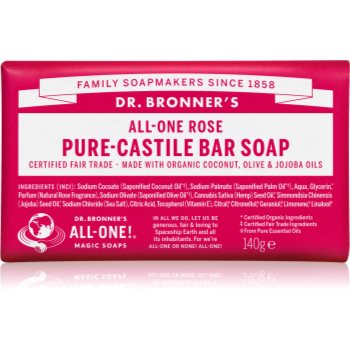 Dr. Bronner’s Rose săpun solid - imagine 2